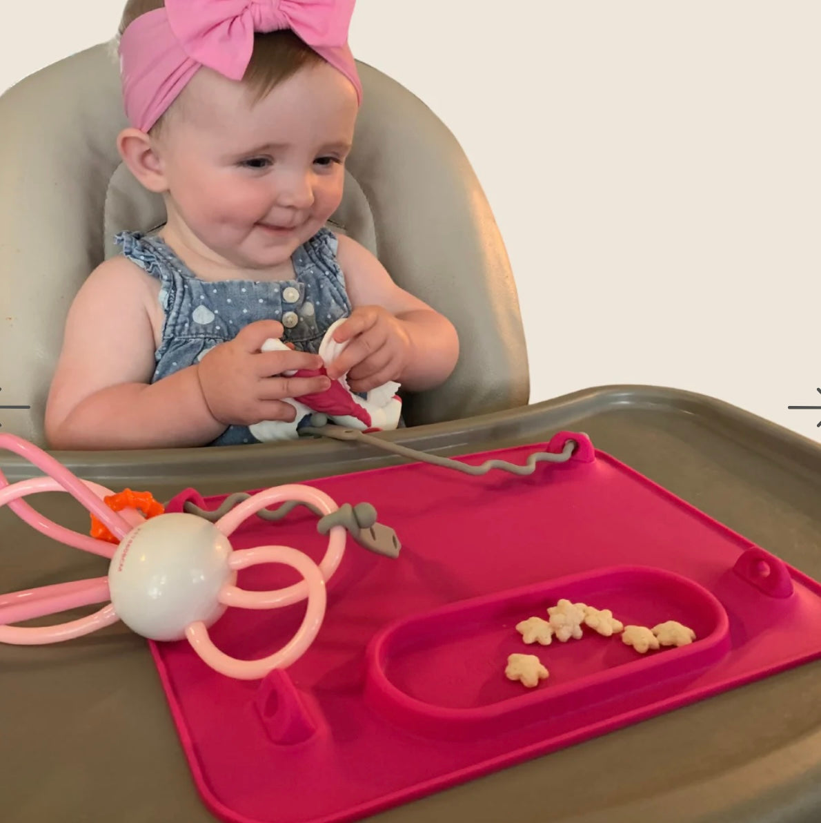 Lirena™ Silikon Bebek Aktivite ve Mama Matı